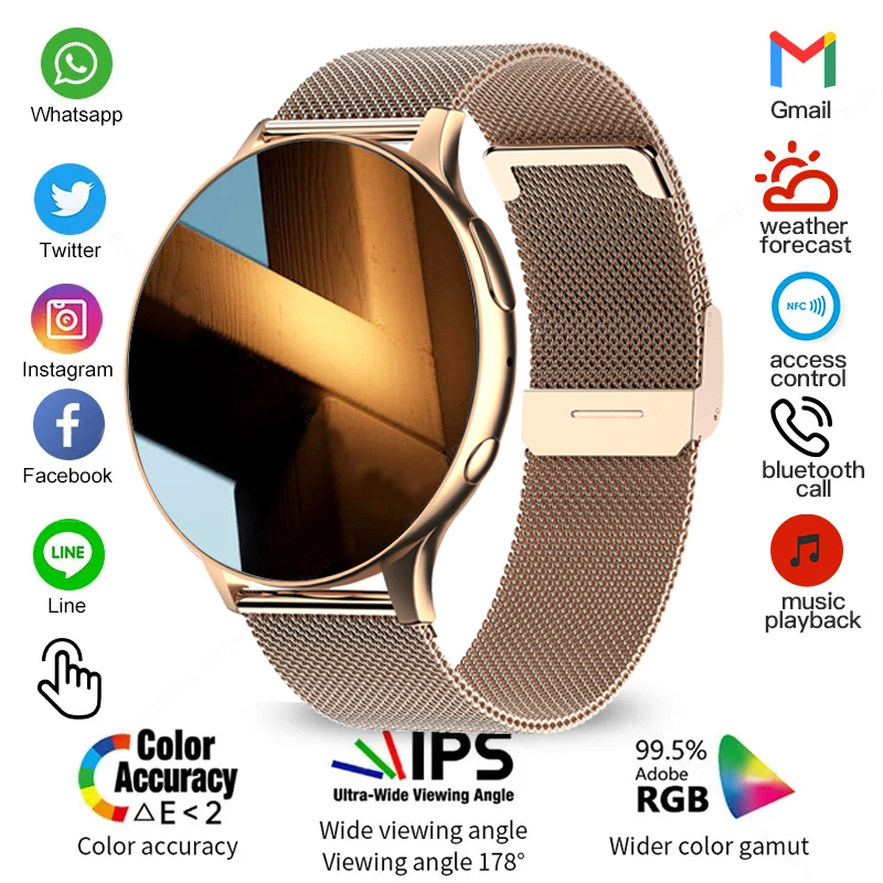 Watches Ladies Smartwatch - 2026 Women Bluetooth Call SmartWatch Heart
