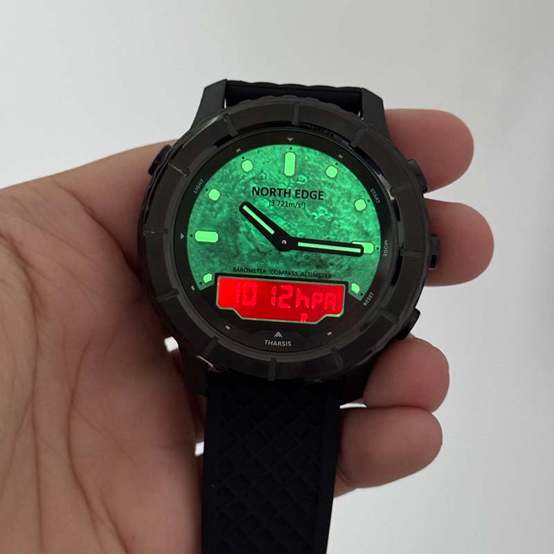 North Edge Tharsis Men Outdoor - đánh giá và giá Altimeter Compass Watch