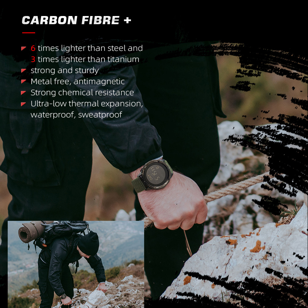 Men's Digital Watch Sports Sup - đánh giá và giá Altimeter Compass Watch