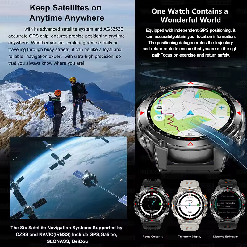 2025New Outdoor Military Smart - đánh giá và giá Altimeter Compass Watch