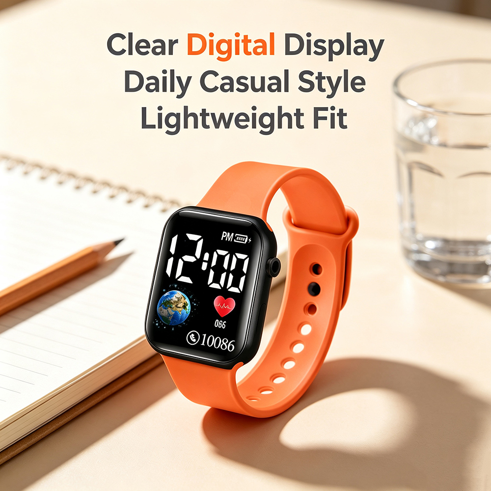 Square LED Digital Watches for - đánh giá và giá Smartwatch Watches For Girls
