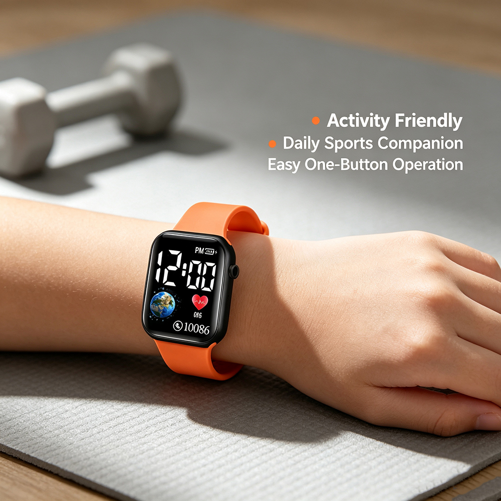 Square LED Digital Watches for - đánh giá và giá Smartwatch Watches For Girls