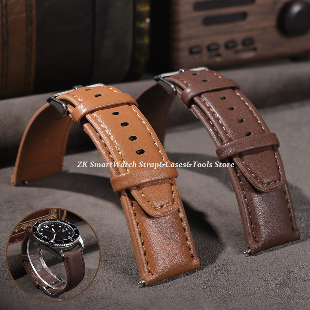 Leather Watch Band 22mm for Om - đánh giá và giá Smartwatch Vintage Watches For Women