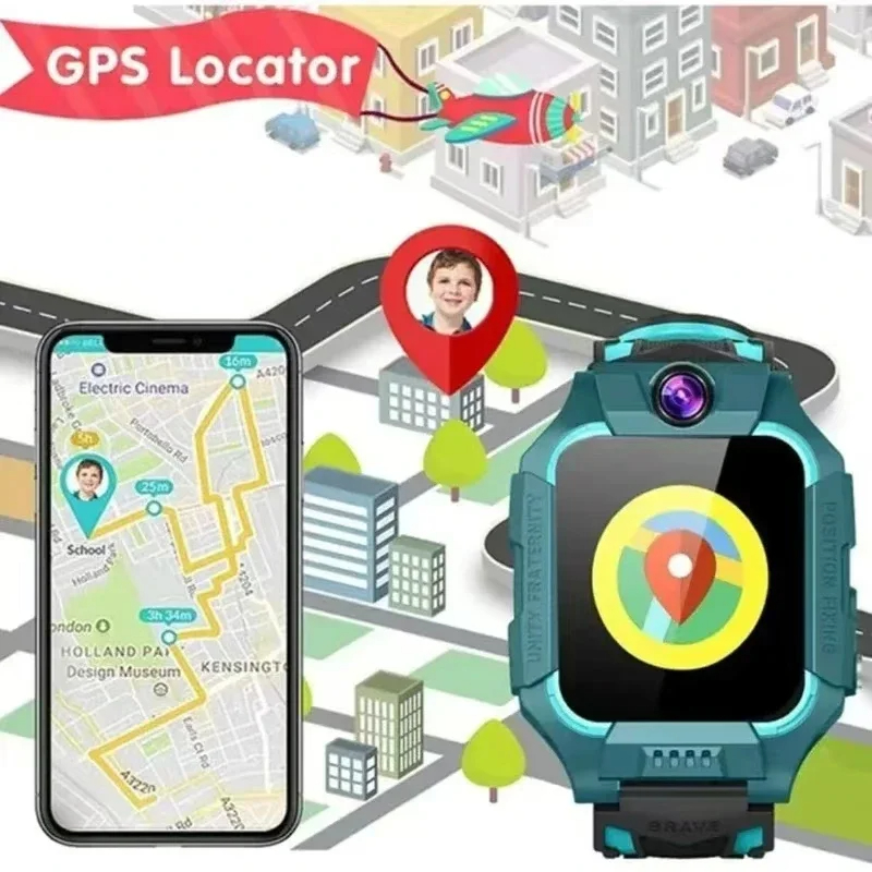 Lenovo 5G Kids Smart Watch Gif - đánh giá và giá Smartwatch Watches Price