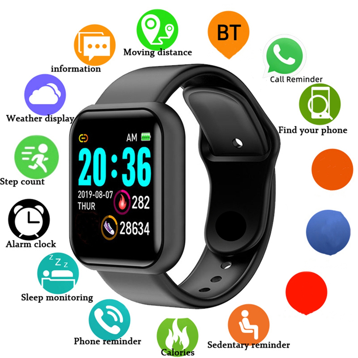 Men Smart Watches Color Screen - đánh giá và giá Smartwatch Watches For Girls