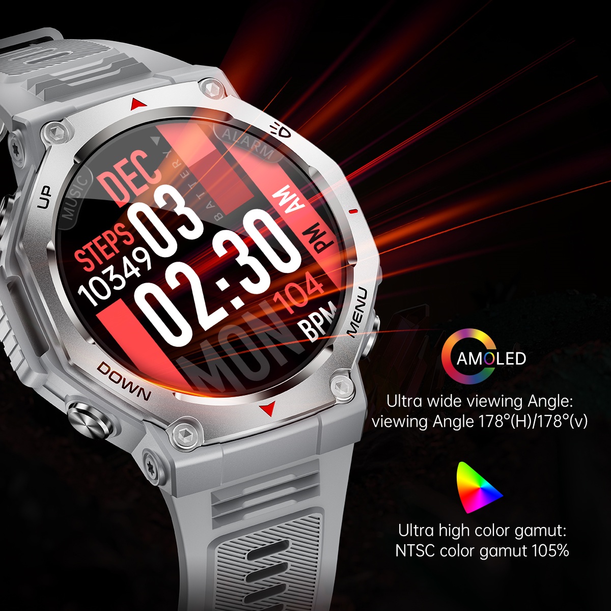 For Android IOS New AMOLED Sma - đánh giá và giá Watch Vs Smartwatch