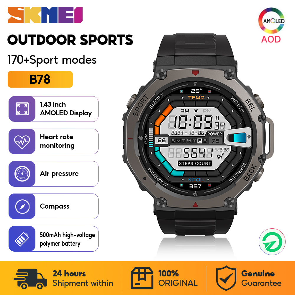 SKMEI Military Outdoor Sport S - đánh giá và giá Smartwatch Watches For Girls