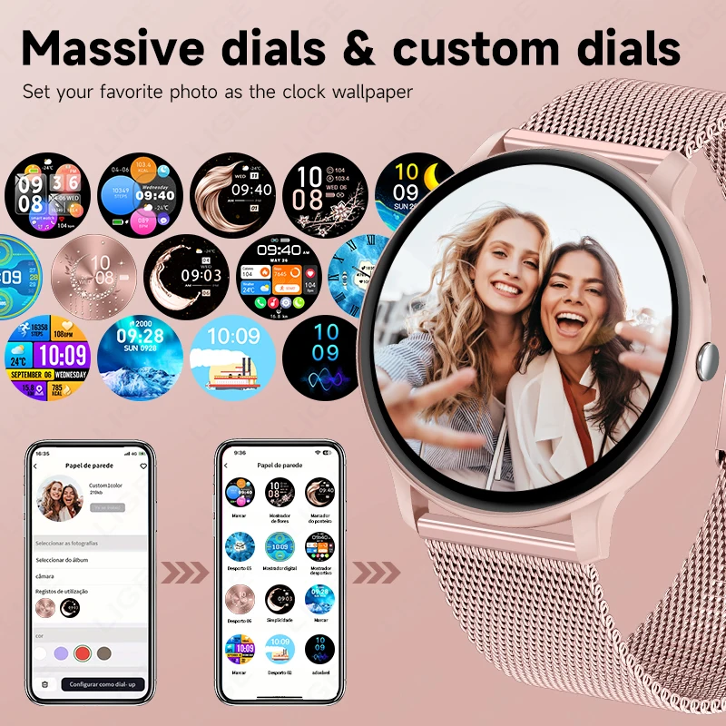 LIGE Bluetooth Call Smart Watc - đánh giá và giá Watches Ladies Smartwatch