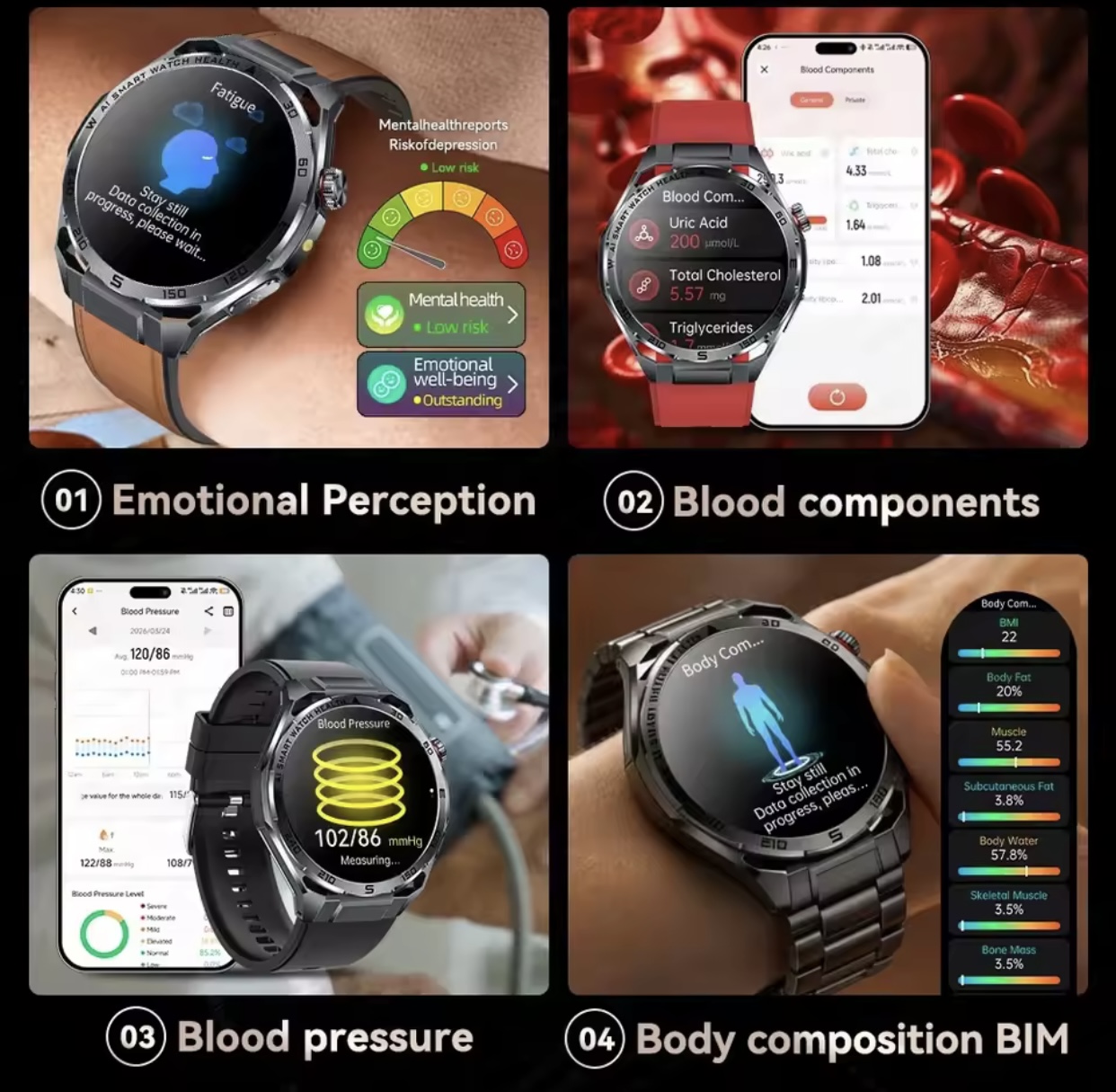 ECG High-end Health Smart Watc - đánh giá và giá Watches Ladies Smartwatch