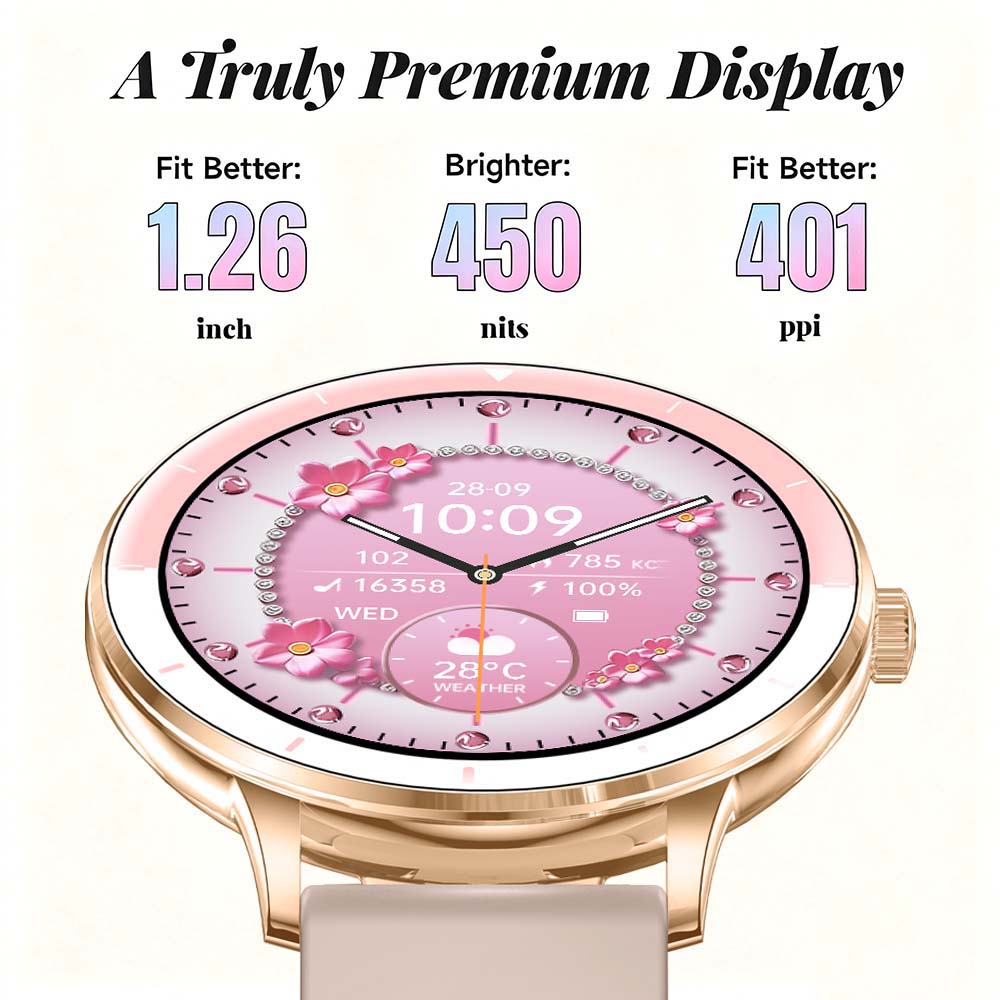 Women Smart Watch 1.26 Inch HD - đánh giá và giá Watches Ladies Smartwatch