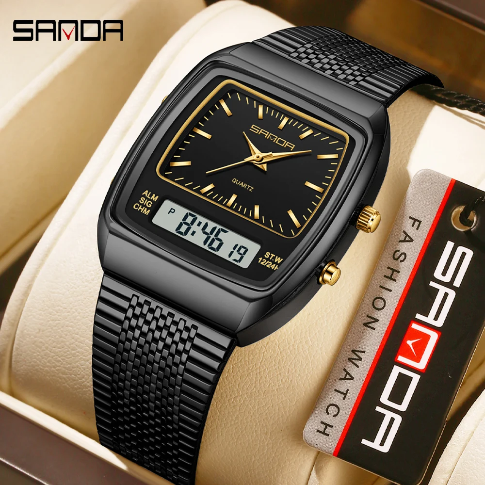 SANDA Watches Men Waterproof A - đánh giá và giá Timex Watches Smartwatch