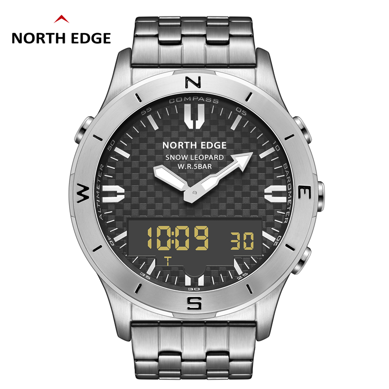 NORTH EDGE Men's Digital Watch - đánh giá và giá Altimeter Compass Watch