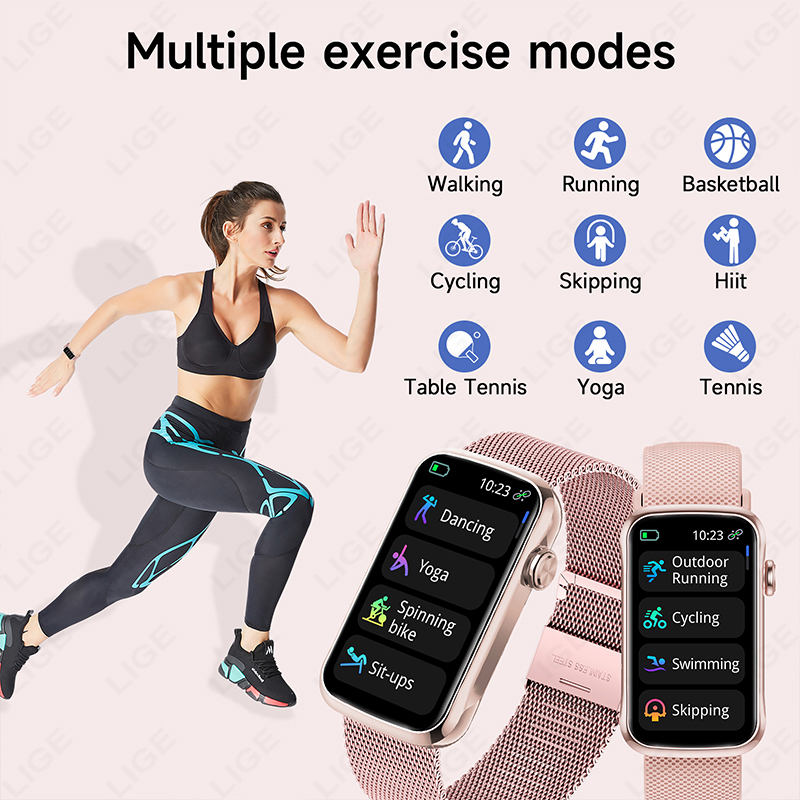 LIGE 1.47'' Smart Watch Women  - đánh giá và giá Watches Ladies Smartwatch