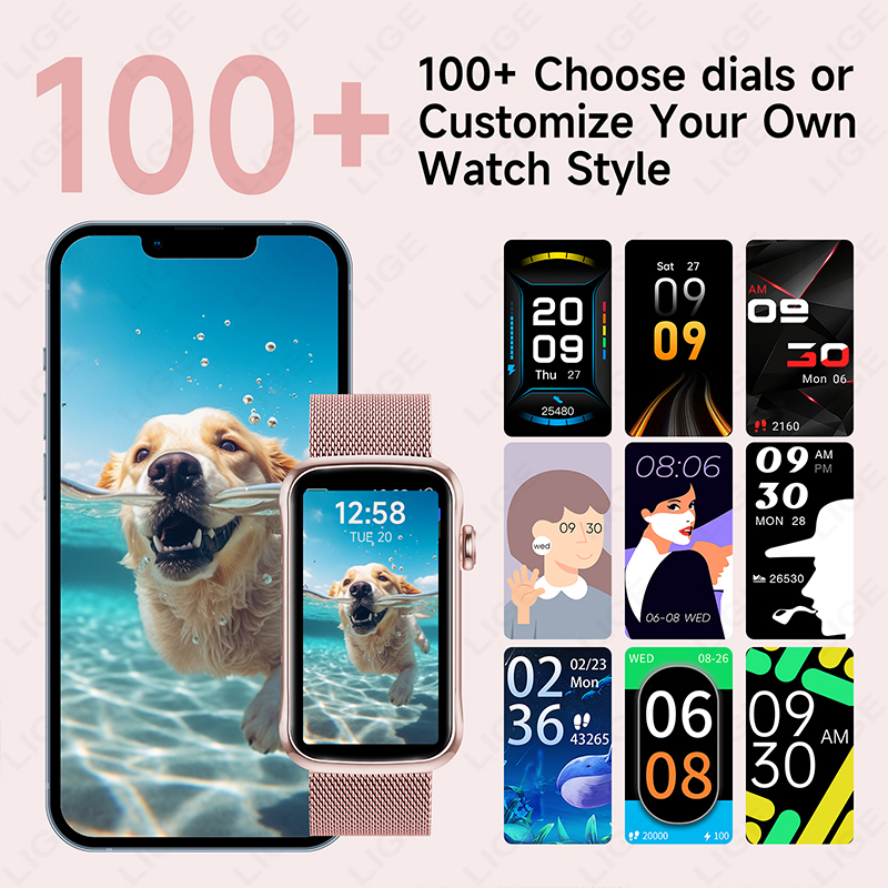LIGE 1.47'' Smart Watch Women  - đánh giá và giá Watches Ladies Smartwatch