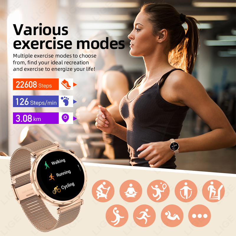 LIGE 2026 New Smart Watch Wome - đánh giá và giá Watches Ladies Smartwatch