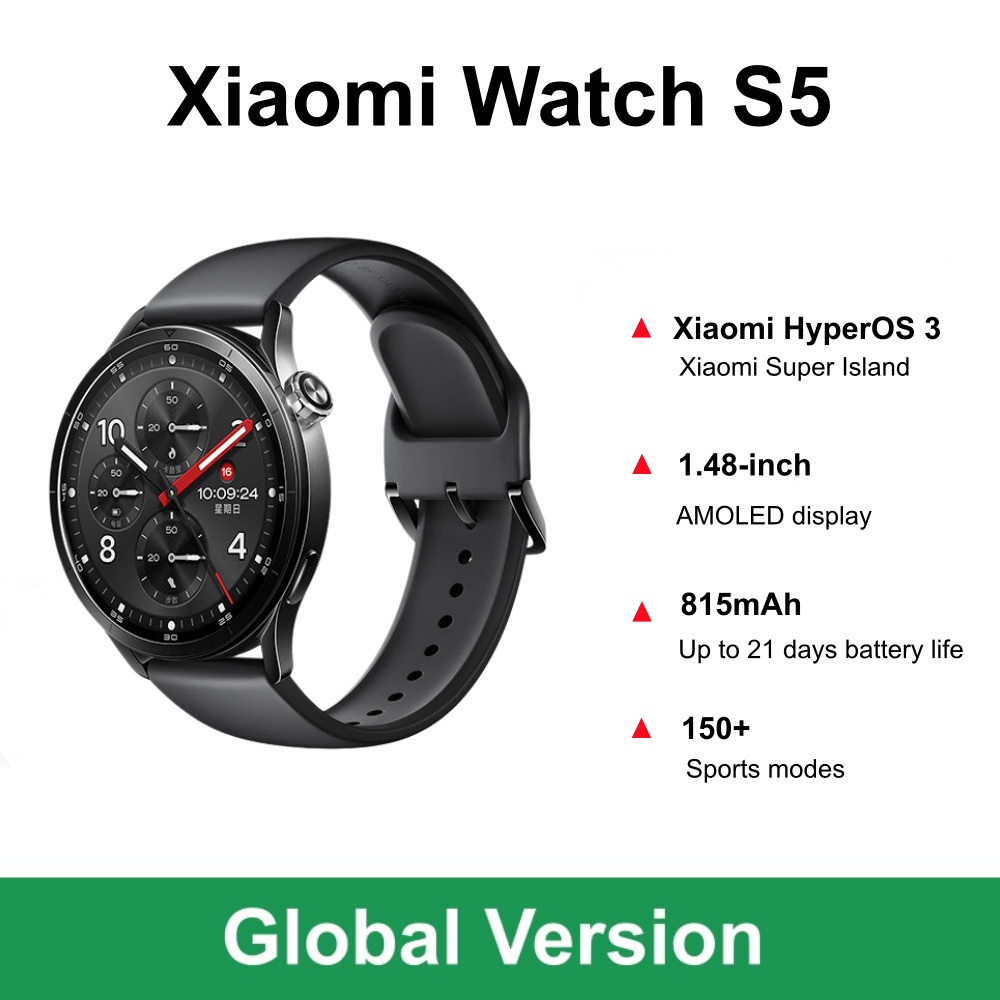 Global Version Xiaomi Watch S5 - đánh giá và giá Timex Watches Smartwatch