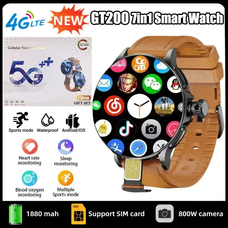 GT200 5G Smart Watch 1.95 Inch - đánh giá và giá Smartwatch Watches For Women With Gps