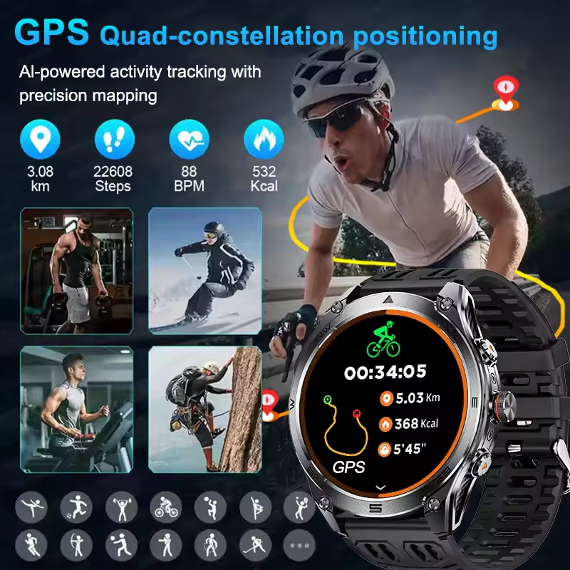 2025 New Outdoors Military GPS - đánh giá và giá Altimeter Compass Watch