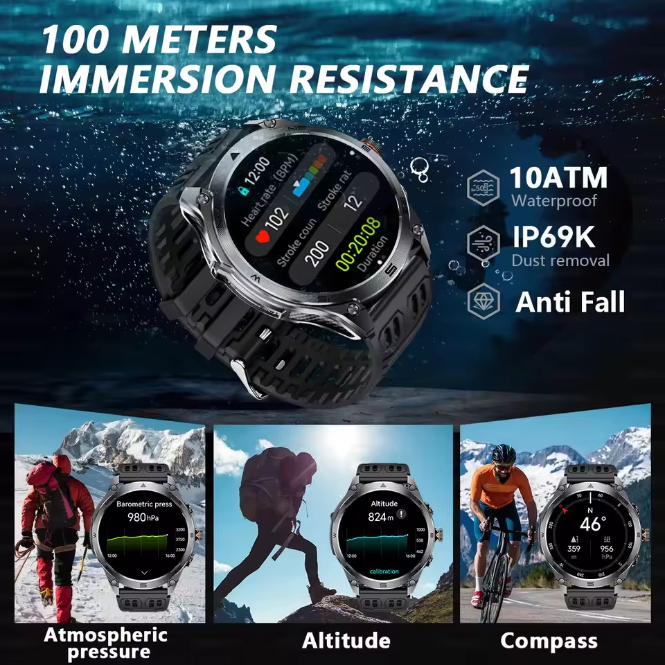 2025 New Outdoors Military GPS - đánh giá và giá Altimeter Compass Watch