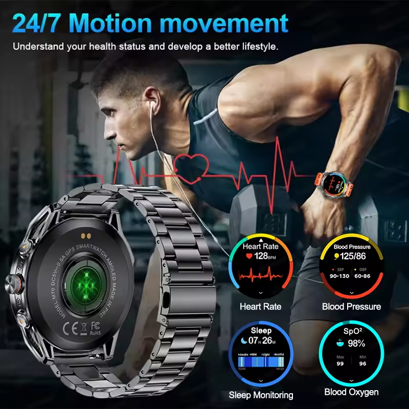 2025 New Outdoors Military GPS - đánh giá và giá Altimeter Compass Watch