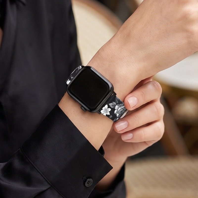 Vintage Floral Print Soft Sili - đánh giá và giá Smartwatch Vintage Watches For Women