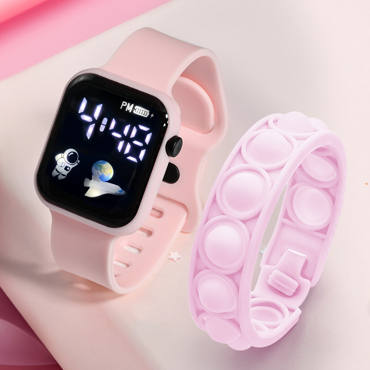 2PCS Children's Smart Watch Br - đánh giá và giá Smartwatch Watches For Girls